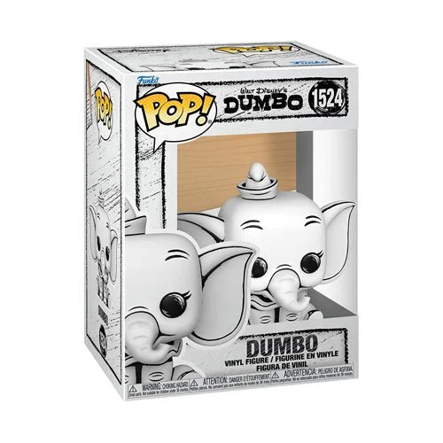 Disney Sketched Dumbo Funko Pop! Vinyl Figure #1524 + Free Protector