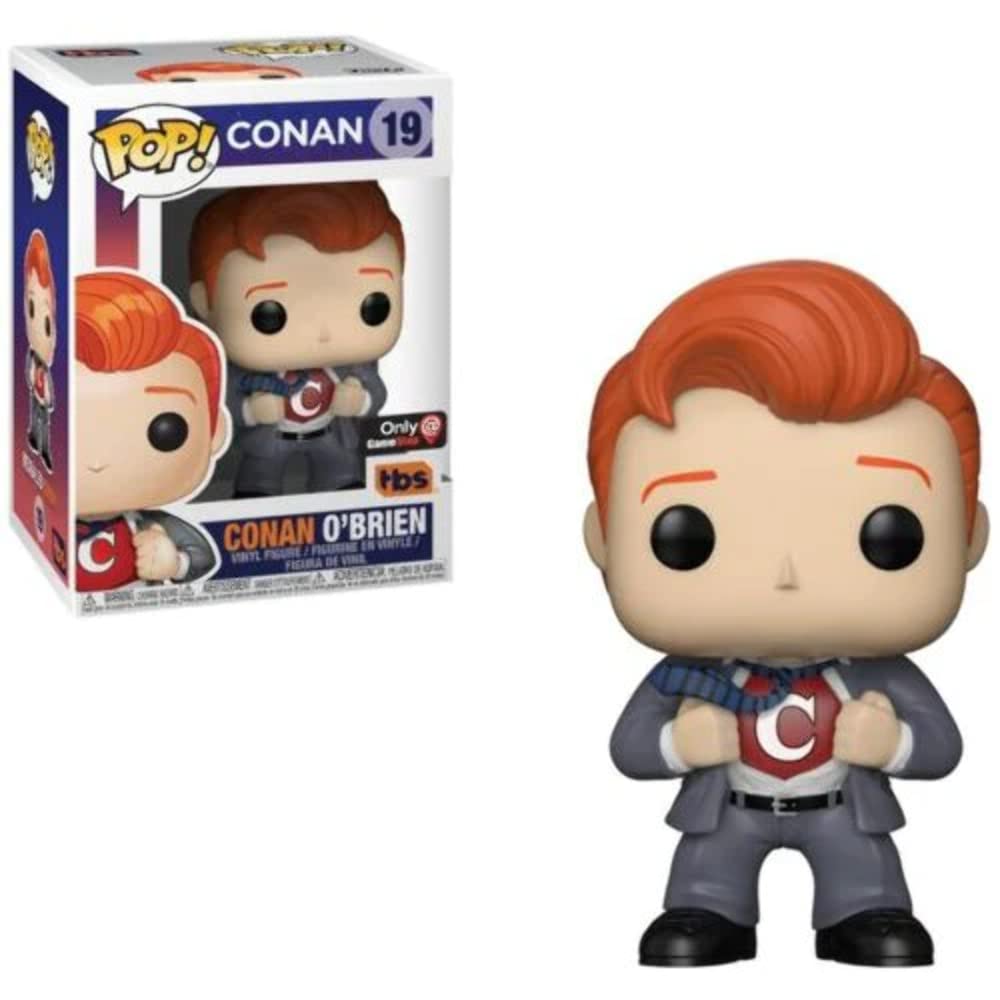 #19 Funko POP! Conan O'Brien - Revealed Conan EB Exclusive Figure + Free protector