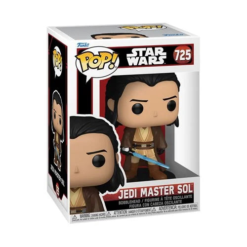 Star Wars: Acolyte Jedi Master Sol Funko Pop! Vinyl Figure #725 + Free Protector