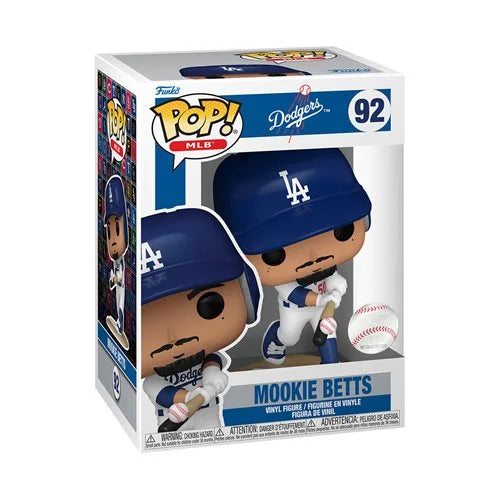 Funko Pop! Baseball MLB Dodgers Mookie Betts #92 + PoP Protector