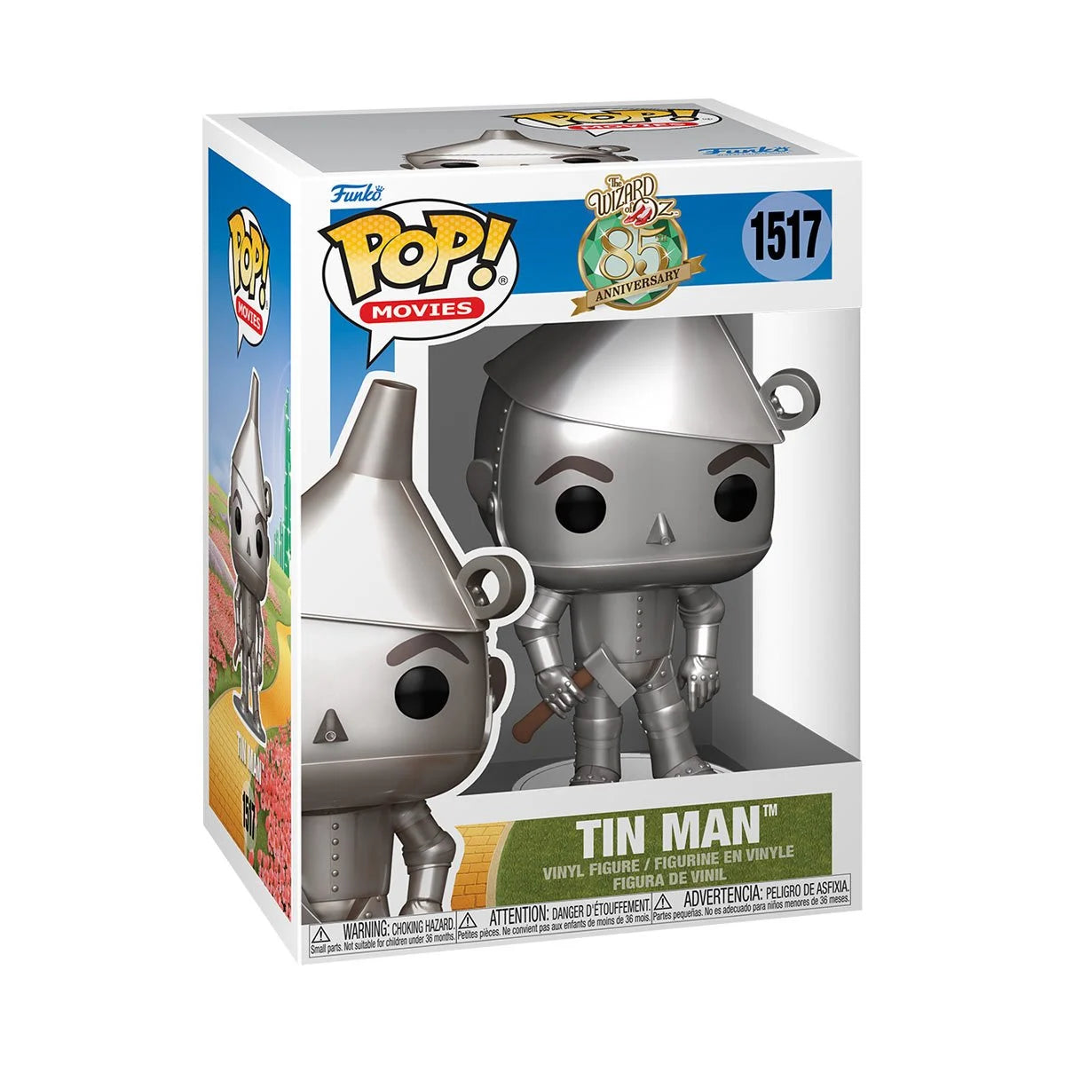 The Wizard of Oz 85th Anniversary Tin Man Funko Pop! Vinyl Figure #1517 + PoP protector