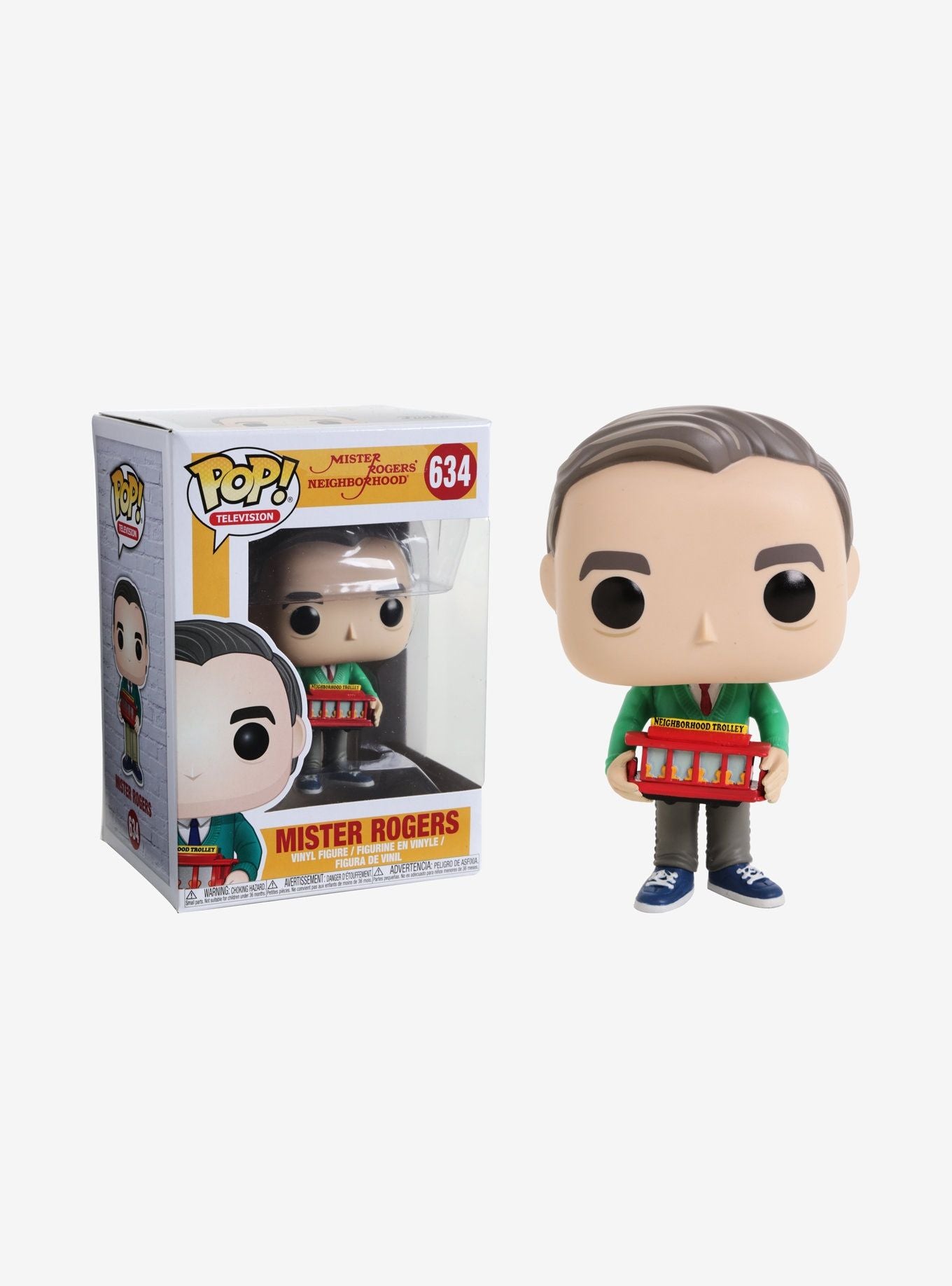 Funko Pop! Mister Rogers’ Neighborhood - Mister Rogers 634 + FREE PROTECTOR! (VAULTED)