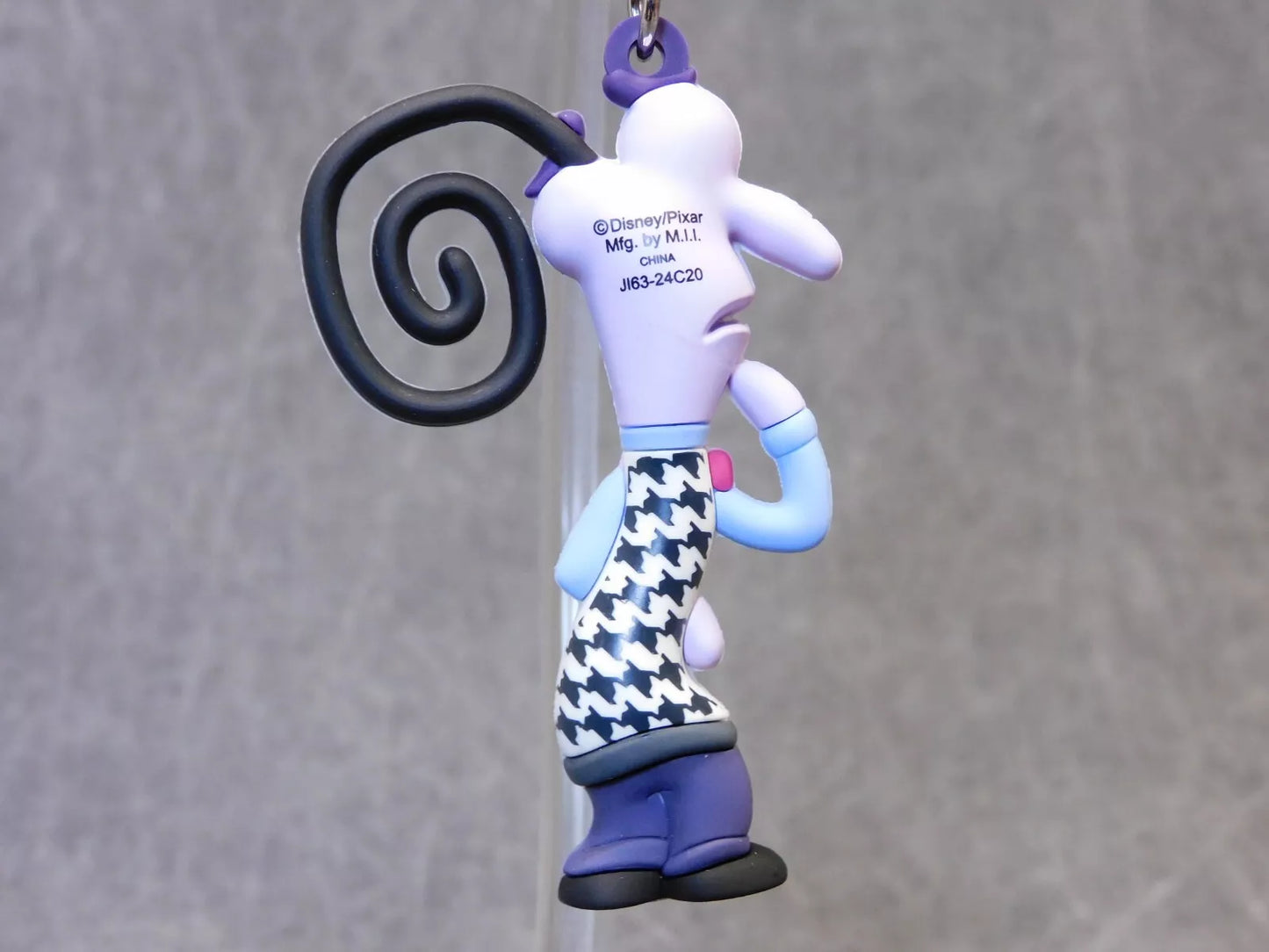 Fear - Disney Movie New Inside Out Series 2 From Blind Bag Key Chain 3D Foam Bag Clip Figural figure Monogram