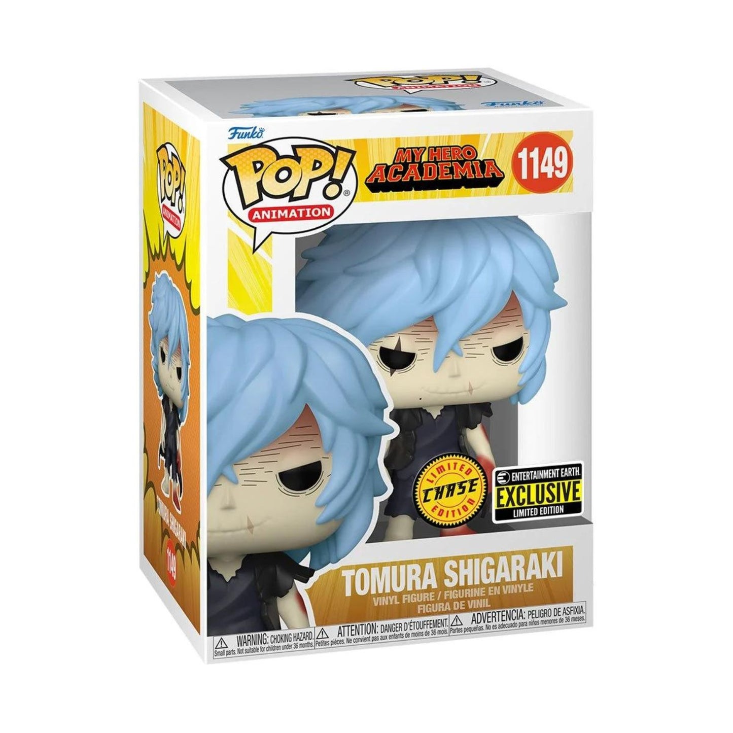 Funko POP! Animation: My Hero Academia #1149 - Tomura Shigaraki EE CHASE + PROTECTOR!