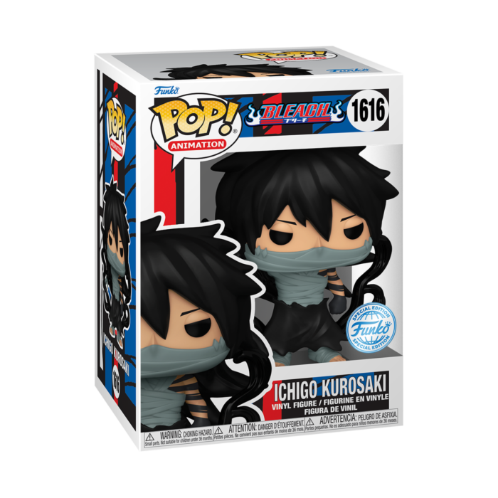 Bleach - Ichigo Kurosaki (Getsuga) Pop! Vinyl Figure 1616 + PoP Protector