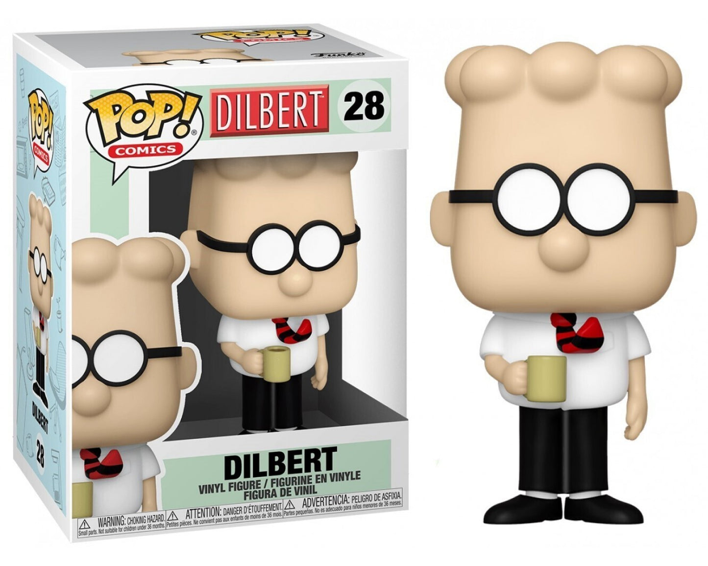 Funko POP! Comics - Dilbert #28 + protector!