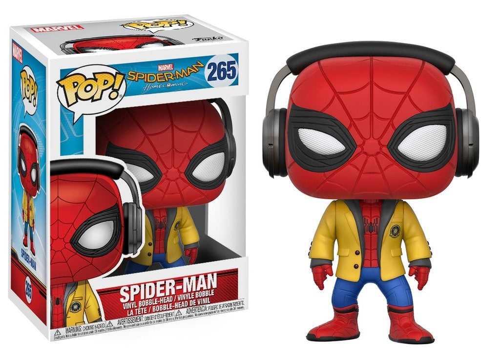 Funko Pop! Marvel: Spider-Man #265 Home Coming (VAULTED) + PROTECTOR!