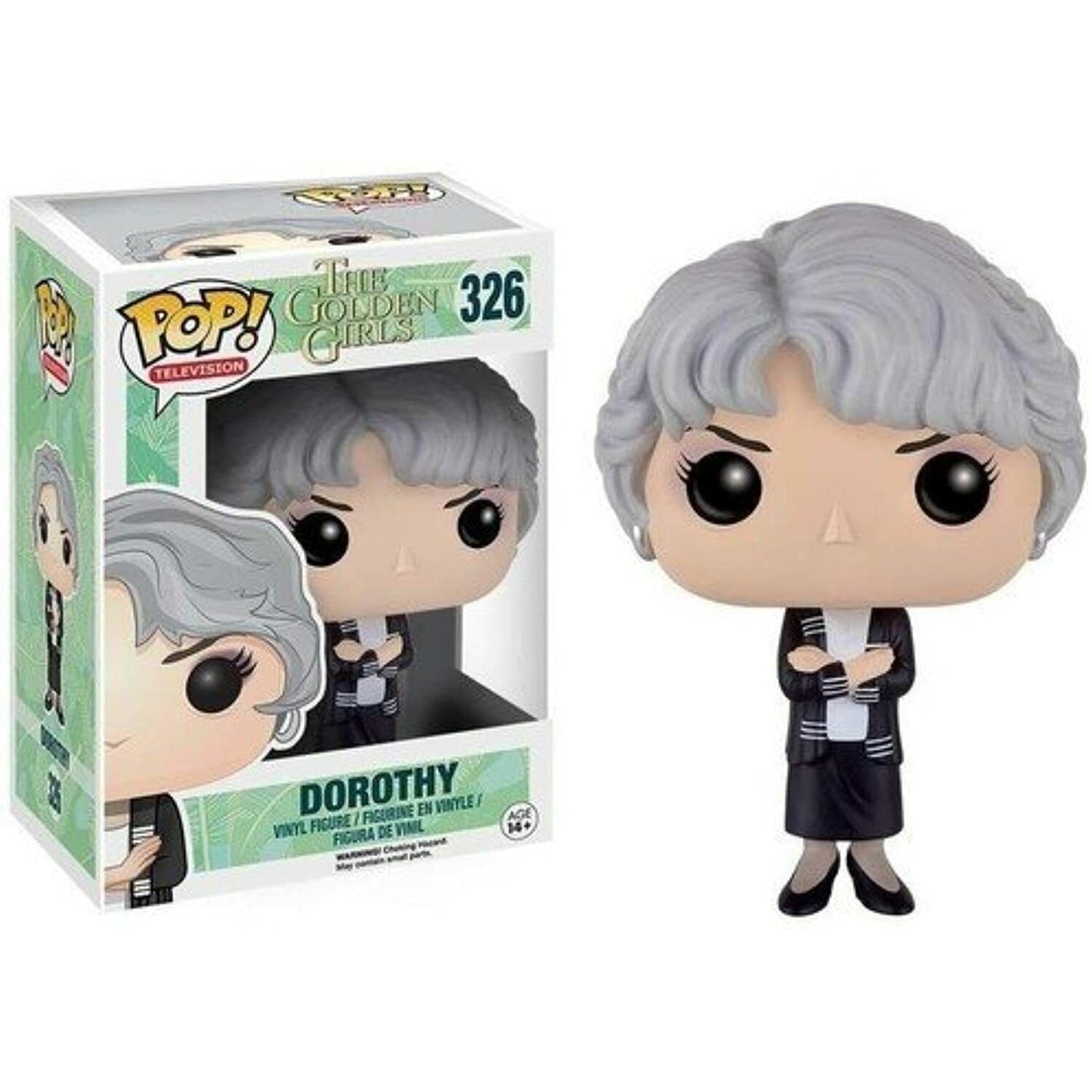 Funko Pop! Television: The Golden Girls DOROTHY ZBORNAK #326 + Free Protector