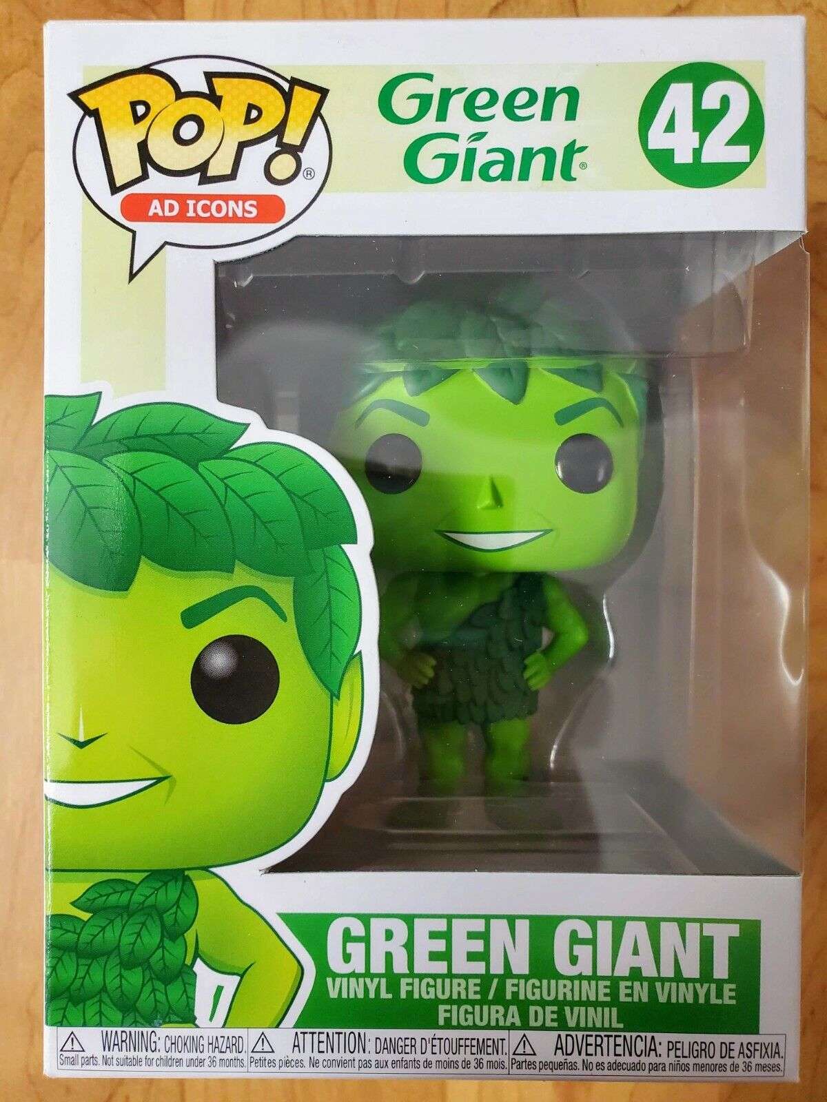Funko Pop! Ad Icons #42 Green Giant Pop Vinyl Figure with protector
