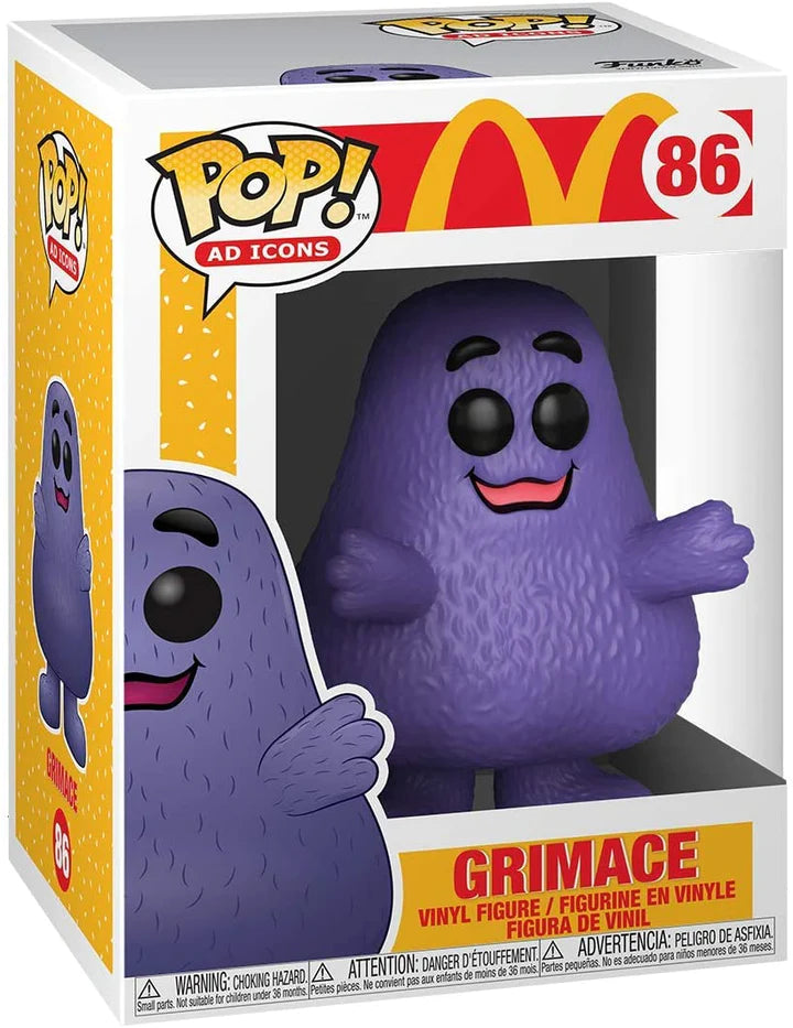 Funko Pop! Ad Icons #86 - McDonald’s - Grimace + Free Protector