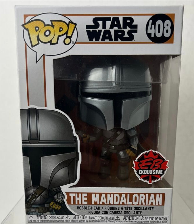 Funko Pop! Star Wars The Mandalorian 408 EB Exclusive (VAULTED) + Free Protector