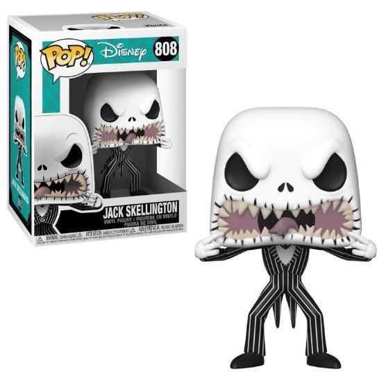 Jack Skellington (Scary Face) 808 Disney Nightmare Before Christmas Funko PoP! + PoP Protector