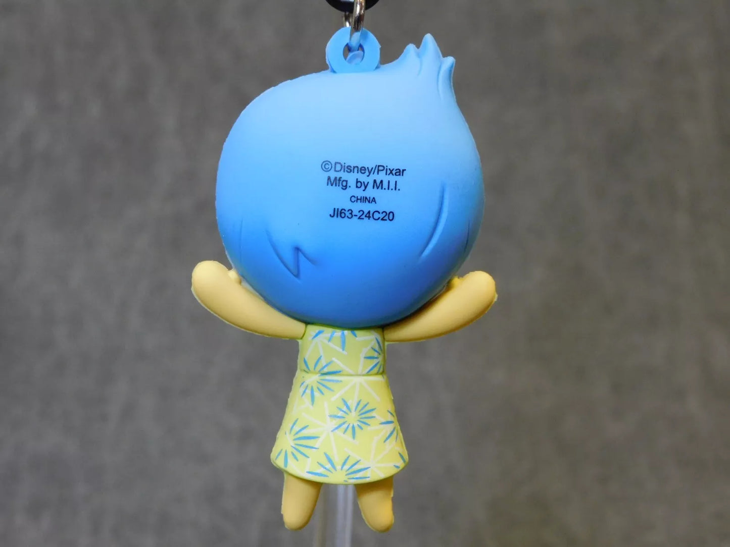 Joy - Disney Movie New Inside Out Series 2 From Blind Bag Key Chain 3D Foam Bag Clip Figural figure Monogram