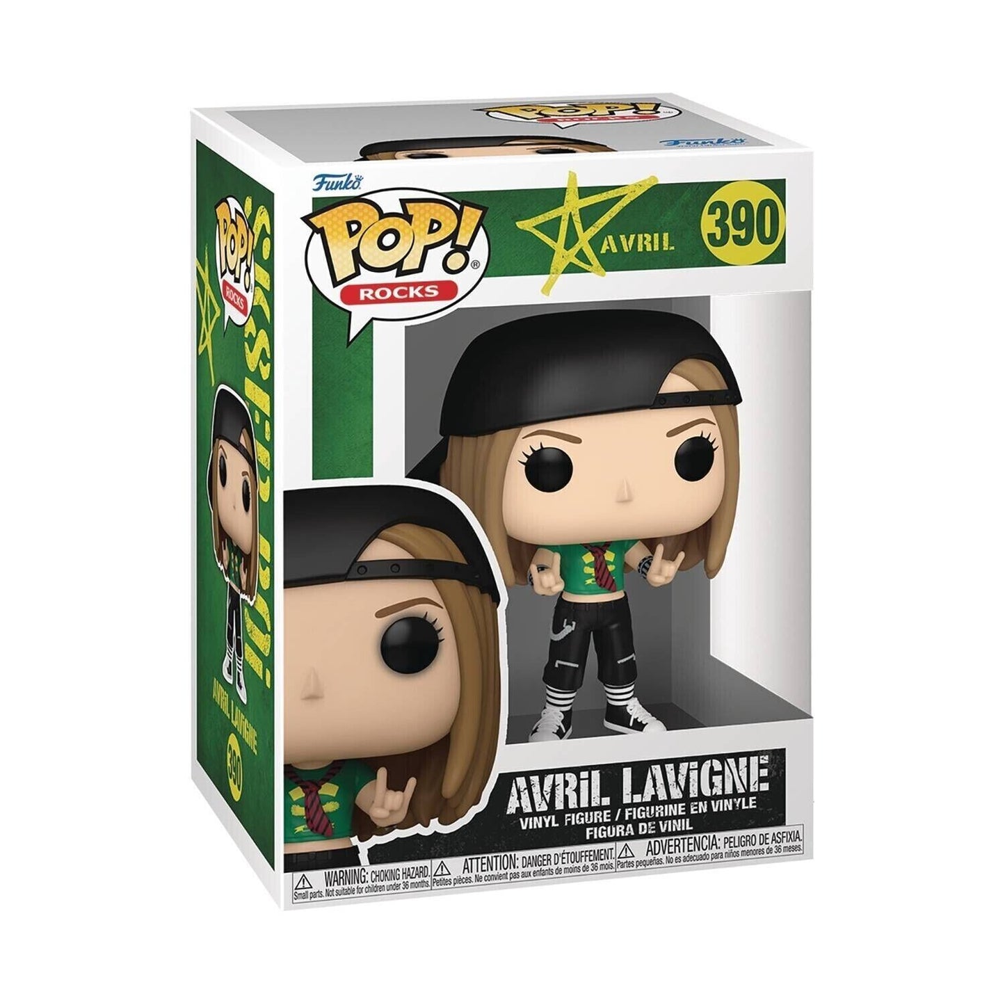 Avril Lavigne Sk8ter Boi Funko Pop! Vinyl Figure #390 + PoP Protector