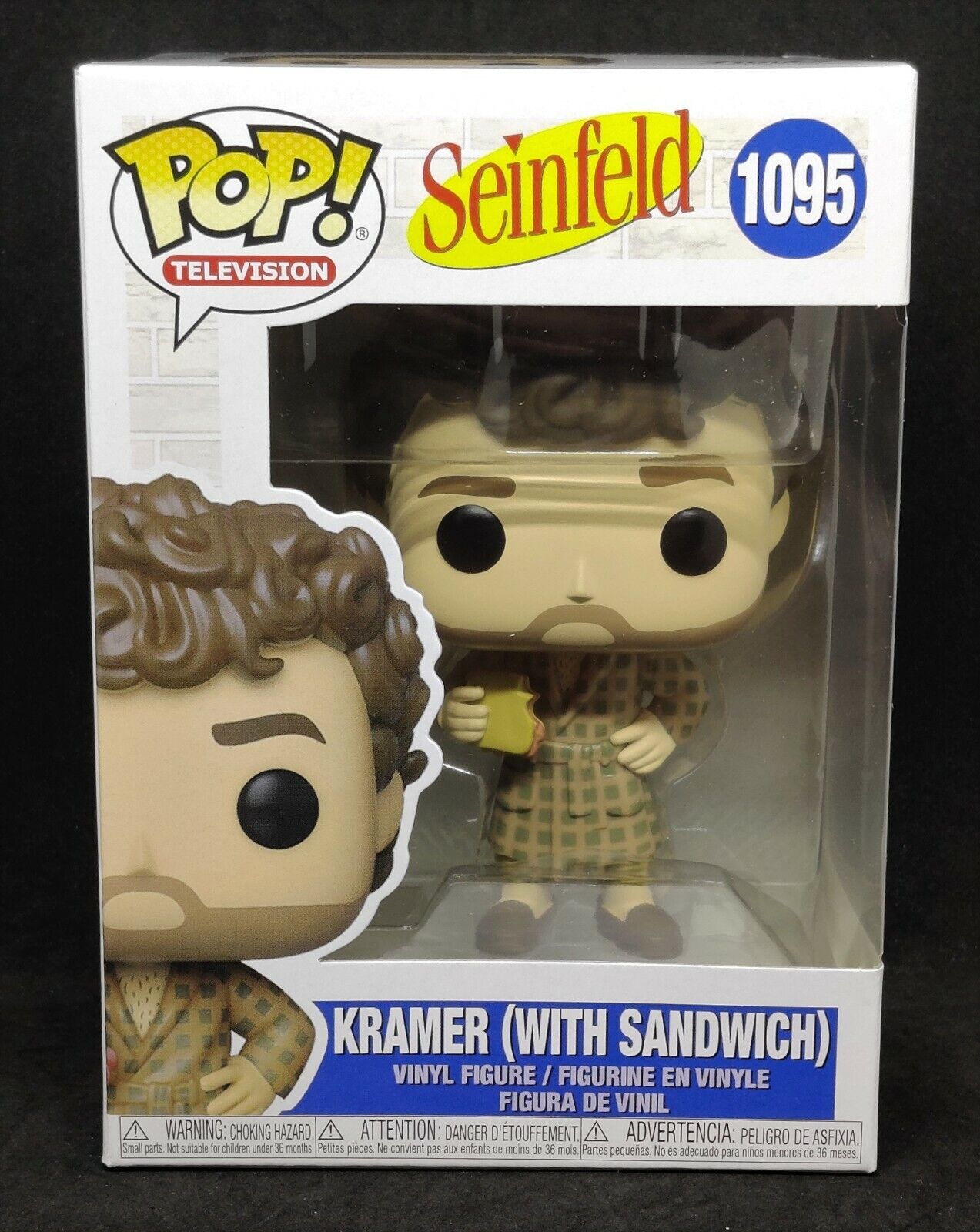 Funko Pop! Seinfeld (Kramer with Sandwich) 1095 + Free Protector