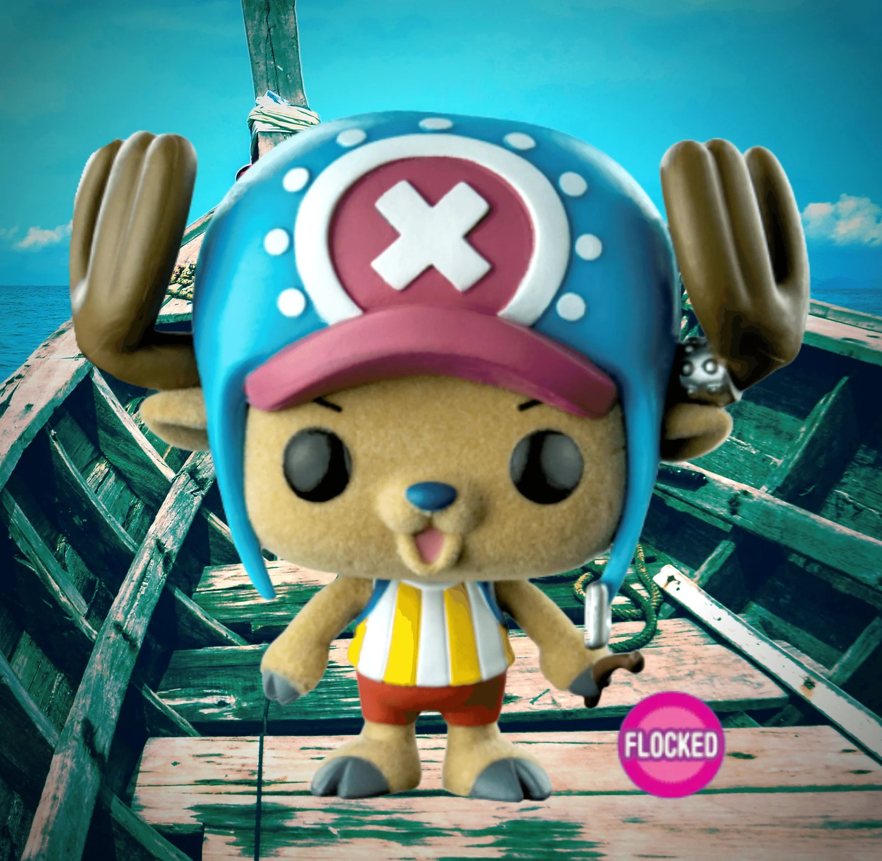 One Piece Flocked Tony Tony Chopper cheapest Funko Pop #99