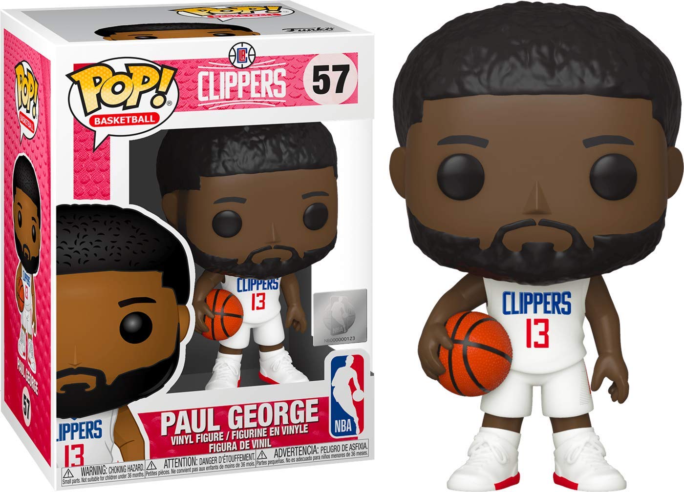 Funko POP NBA Paul George #57 - Clippers NBA BASKETBALL