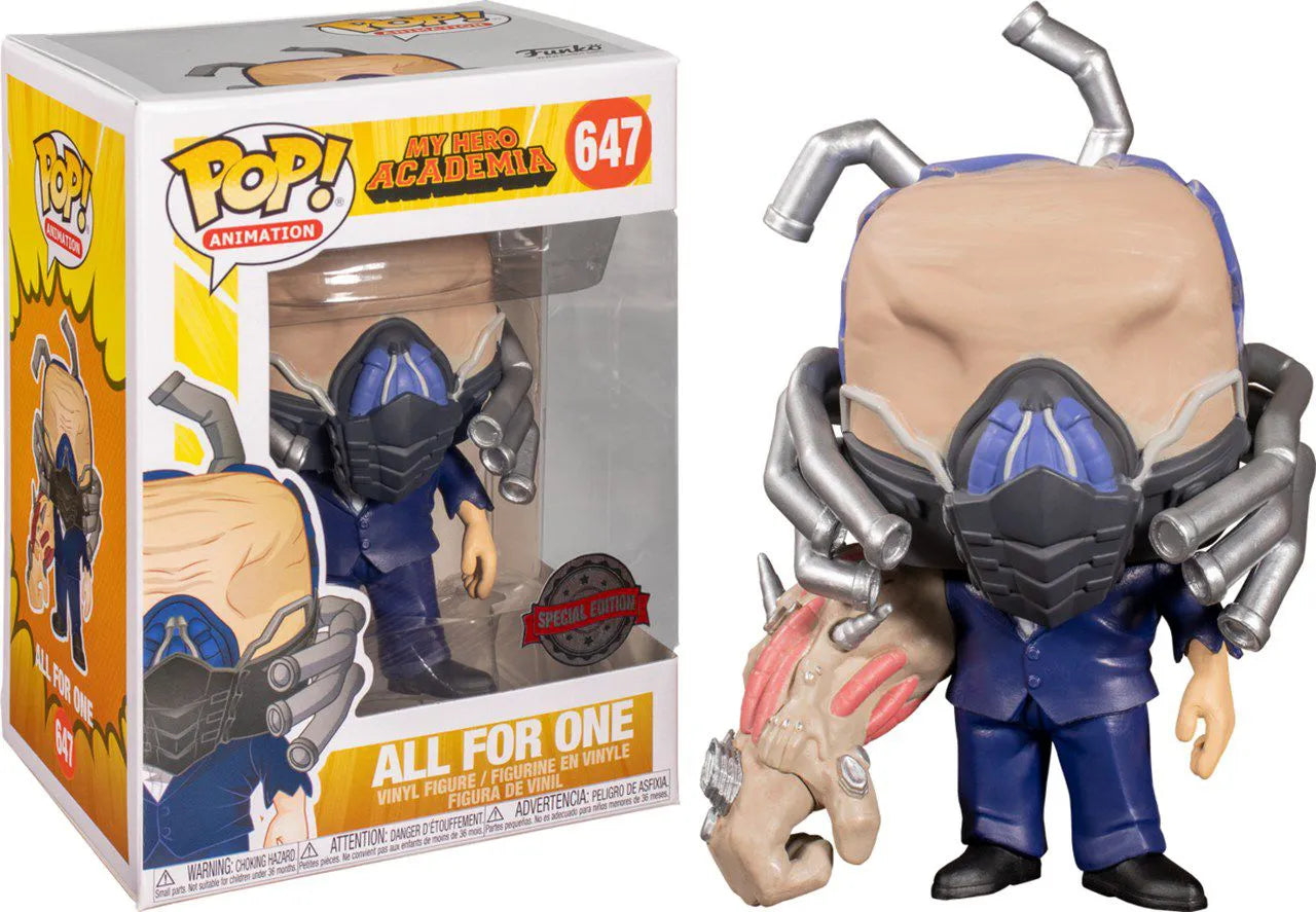 Funko POP! Animation: My Hero Academia #647 - All for one special edition + PROTECTOR!