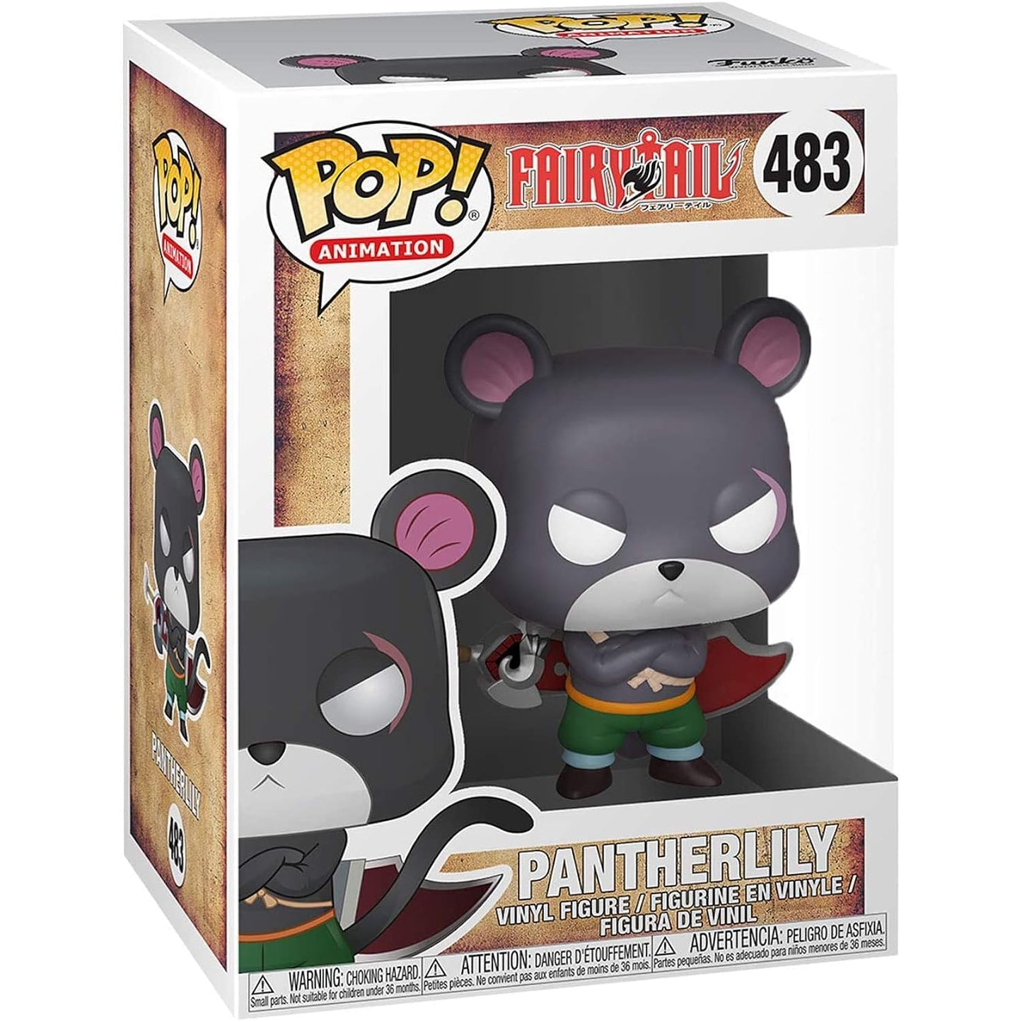 Funko Pop! Fairytail Pantherlily 483 + FREE PROTECTOR! (VAULTED)