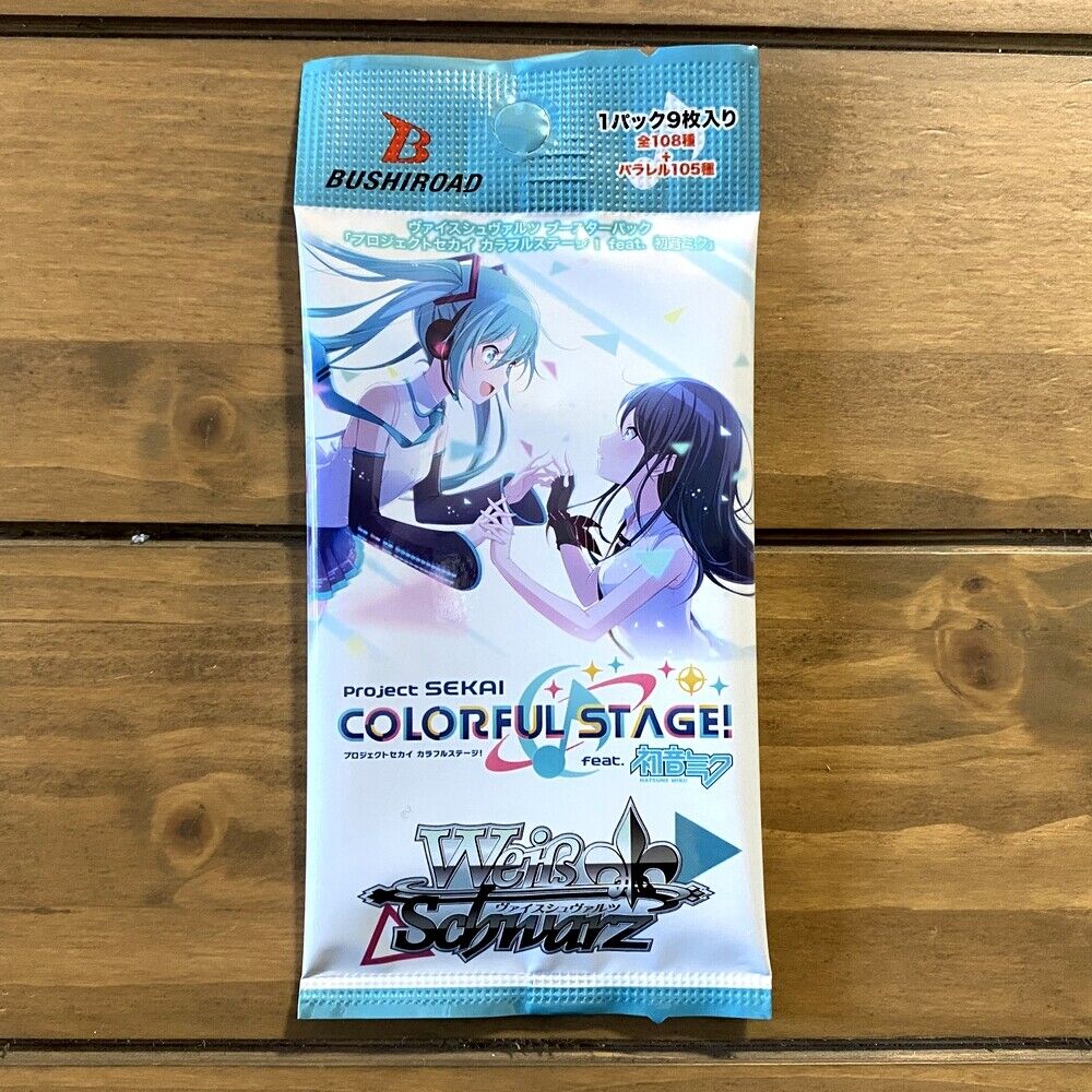 Weiss Schwarz Booster Pack Project Sekai Colorful Stage! feat. Hatsune PoP Topic Weiss Schwarz Booster Pack Project Sekai Colorful Stage! feat. Hatsune PoP Topic