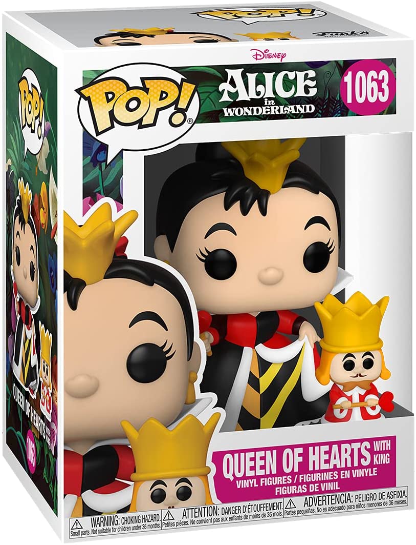 1063 ALICE IN WONDERLAND QUEEN OF HEARTS WITH KING + PoP Protector