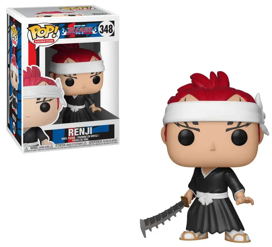 Funko Pop! Shonen Jump Bleach Renji 348 + Free Protector (VAULTED)