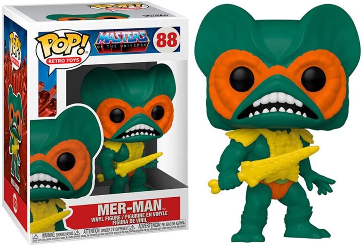 Funko POP! Retro Toys - Masters of The Universe #88 - Mer-Man + PROTECTOR!