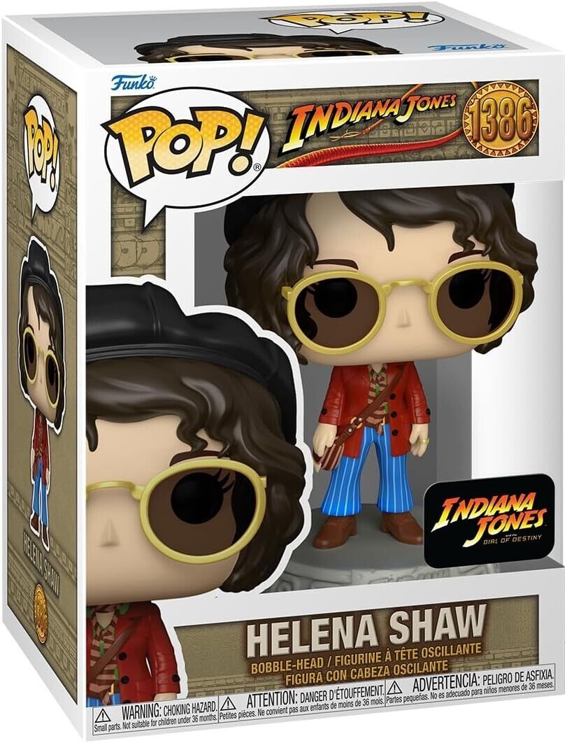 Funko POP! Movies: Indiana Jones #1386 - Helena Shaw + PROTECTOR!
