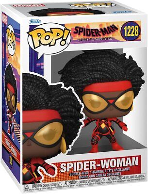 Funko Pop! Marvel: Spider-Man Across The Spider-Verse #1228 - Spider-Woman + PROTECTOR!