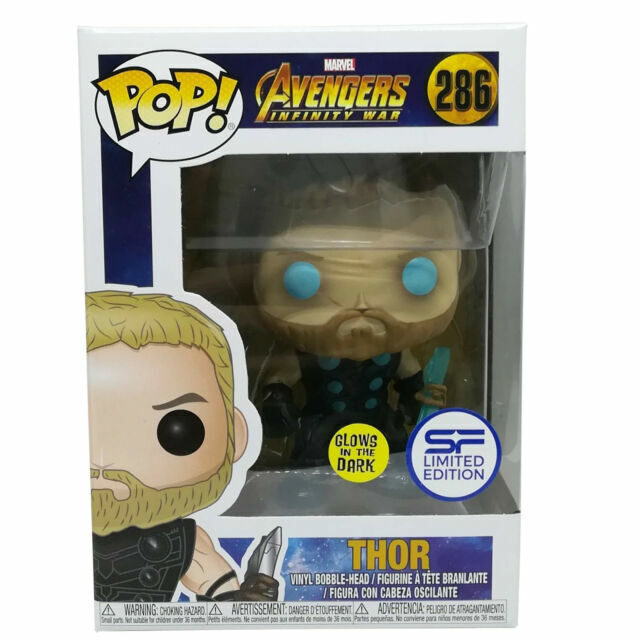 Funko POP! Marvel: Avengers Infinity War #286 - Thor GITD Limited Edition + PROTECTOR!