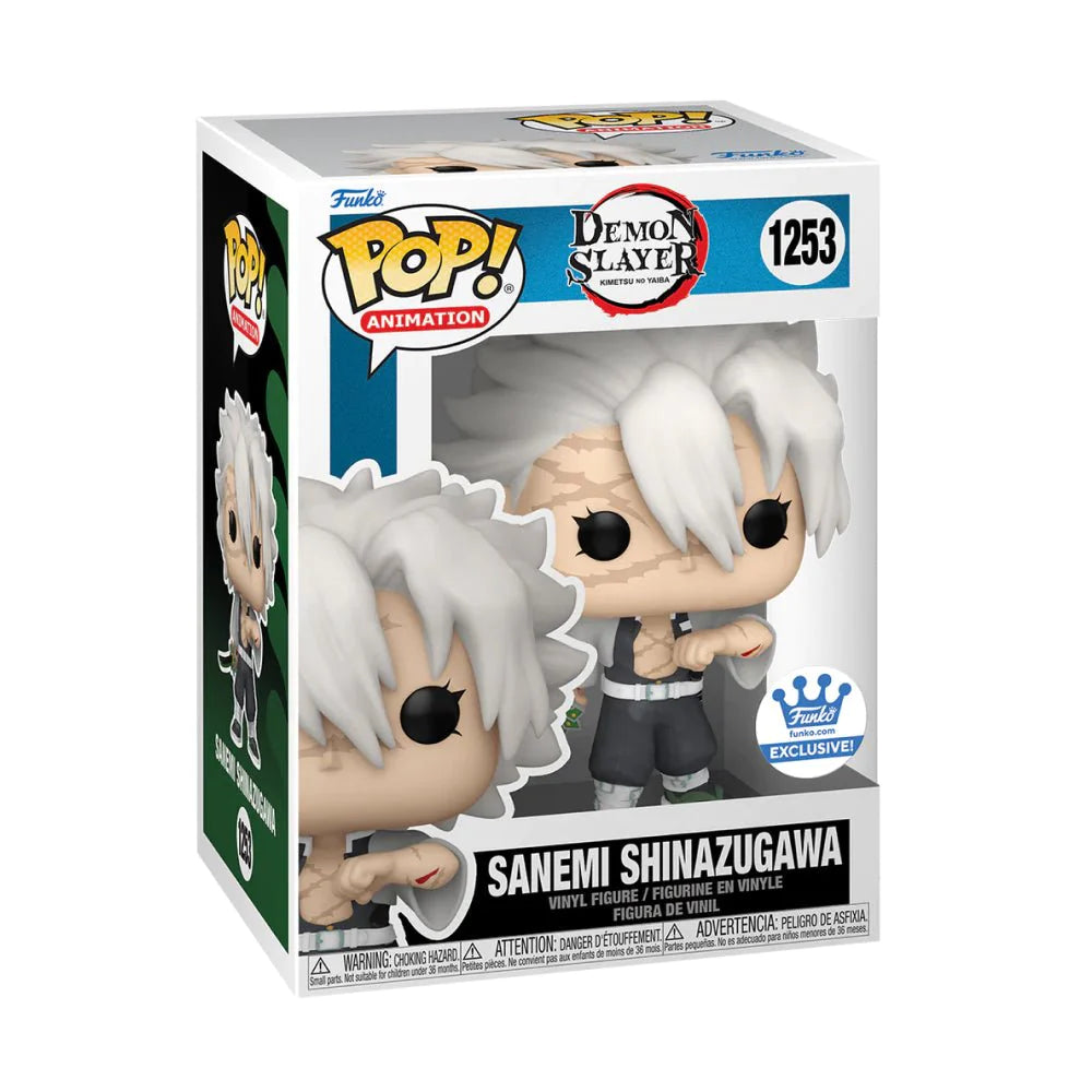 Funko POP! Animation: Demon Slayer - Sanemi Shinazugawa 1253 Funko Shop Exclusive + PROTECTOR!