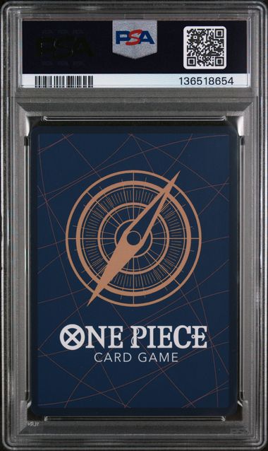 One Piece TCG! 2025 ONE PIECE OP11-A FIST OF DIVINE SPEED #004 SHANKS SPECIAL ALTERNATE ART PSA 10