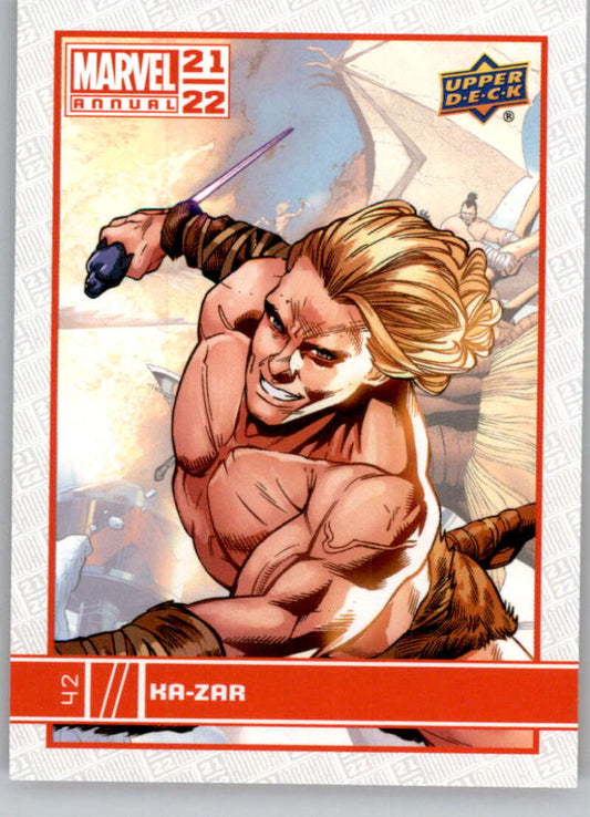 2021 Upper Deck Marvel Annual 21/22 Annual Base Ka-Zar #42