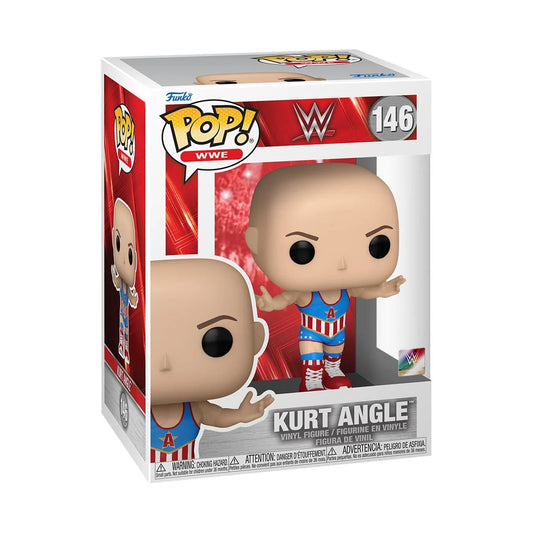 WWE Kurt Angle Funko Pop! Vinyl Figure #146 + PoP Protector