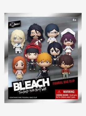 3D Foam Collectible Bleach Thousand Year Blood War Figural Blind Bag Clip Keychain Mystery Bag (One Variation Chosen at Random)