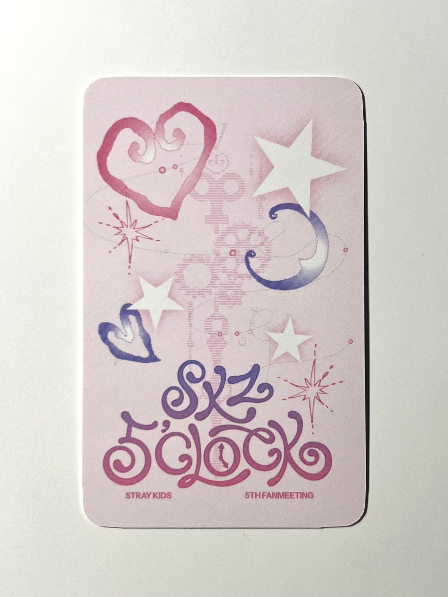 K-pop Stray Kids 5TH FANMEETING ‘SKZ 5’CLOCK’ REWARD : HYUNJIN Official Photocard