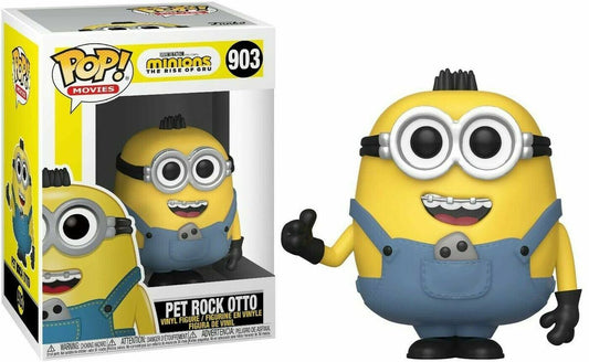 Funko Pop! Illumination Presents Minions The Rise of Gru - Pet Rock Otto 903 + Free Protector