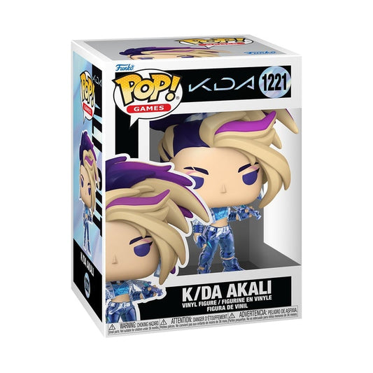 Funko Pop! KDA All Out - K/DA Akali 1221 Figure + Pop Protector