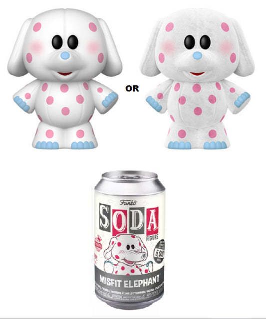 Rudolph The Red Nosed Reindeer Misfit Elephant Sealed Limited Edition Funko Soda Pop Figure - Chance of CHASE!