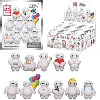 Disney Big Hero 6 Baymax Mystery Figural Bag Clip COLLECT THEM ALL (you are getting one random bag clip pack)
