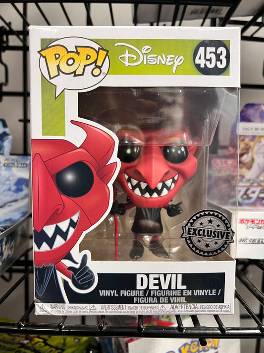 Funko Pop! Disney Tim Burton’s The Nightmare Before Christmas Devil 453 + Free Protector