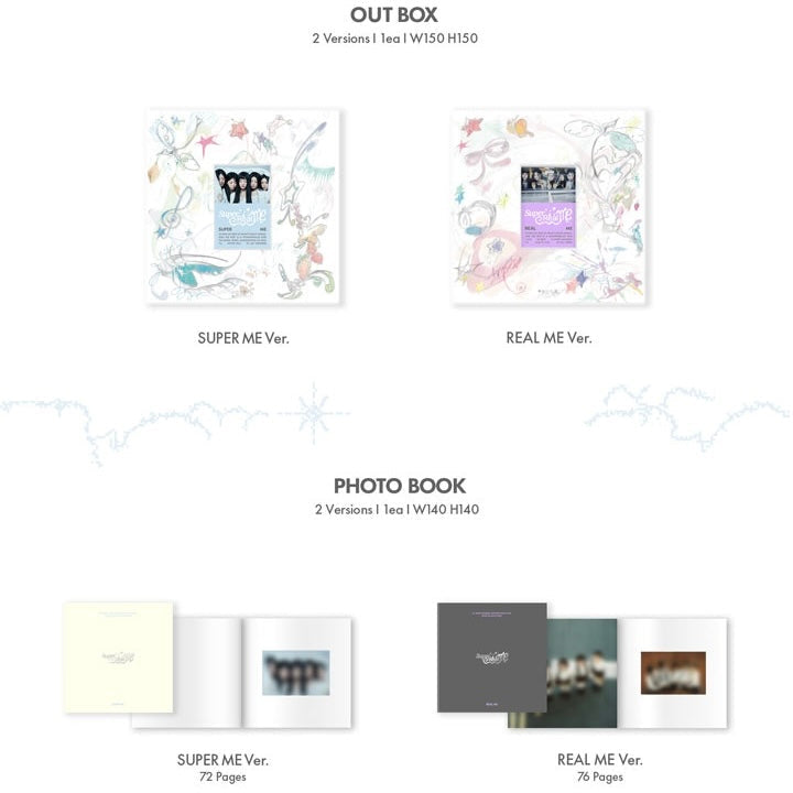 K-pop Illit - 1st Mini Album [Super Real Me] Super Me Ver.