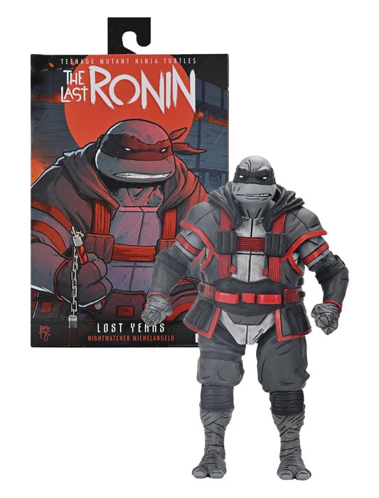 NECA - Teenage Mutant Ninja Turtles 7” Scale Action Figure The Last Ronin (The Lost Years)- Michelangelo (Nightwatcher) (Box Hook Blemish)