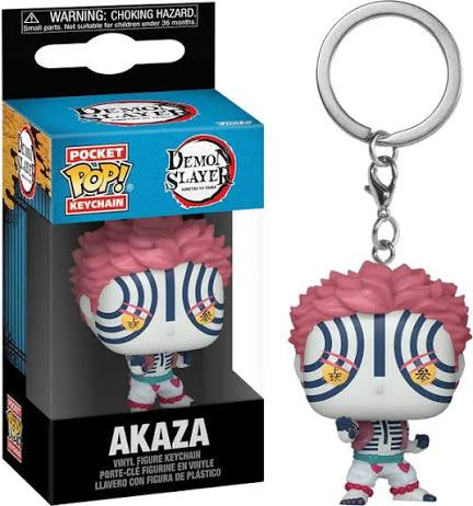 Demon Slayer - Akaza Pocket Pop Keychain Vinyl Figure
