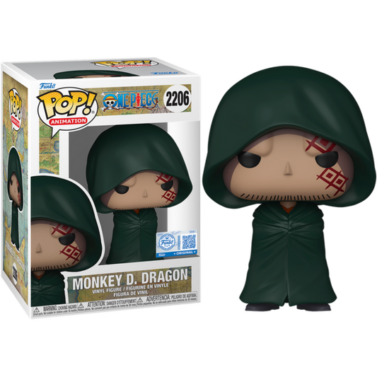 Funko Pop! One Piece - Monkey D. Dragon 2206 Funko Special Edition Figure + Pop Protector