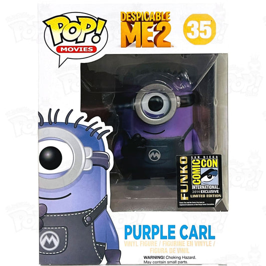 Funko Pop! Despicable Me 2 - Purple Carl Funko 2014 Convention Exclusive (VAULTED) + Free Protector