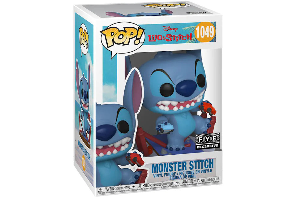 Funko Pop! Disney Lilo & Stitch - Monster Stitch 1049 FYE Exclusive + Free Protector