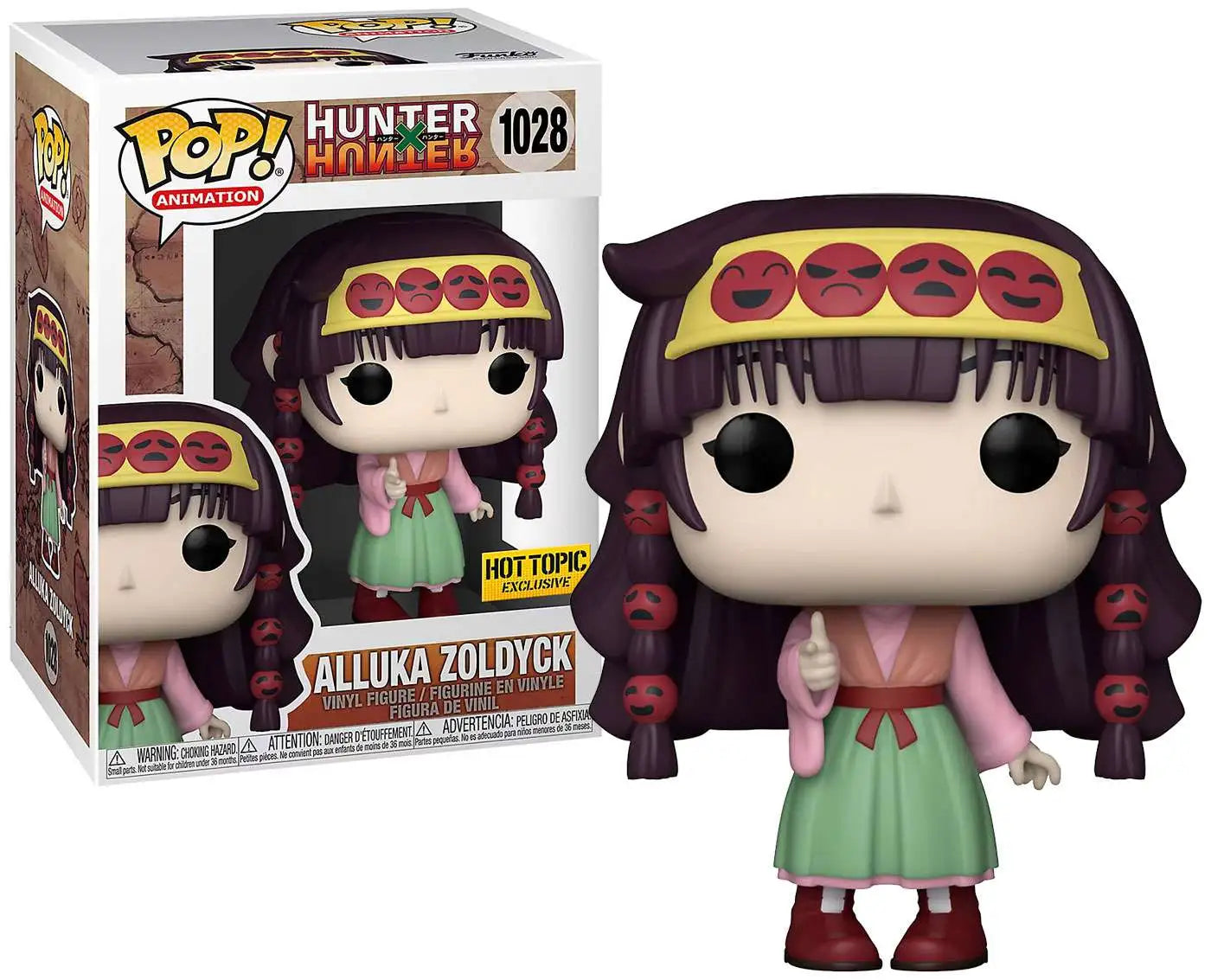 Funko Pop! Hunter X Hunter - Alluka Zoldyck 1028 Hot Topic Exclusive + Free Protector