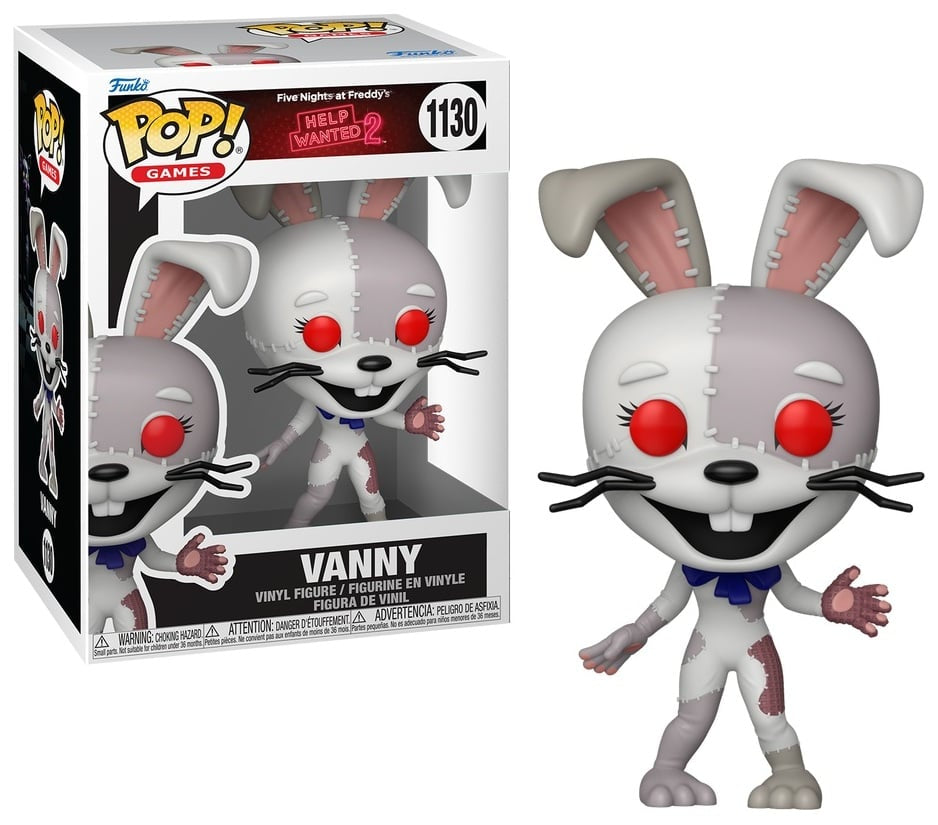 Funko Pop! Five Nights at Freddy’s (FNAF) : Help Wanted 2 - Vanny 1130 Figure + Pop Protector