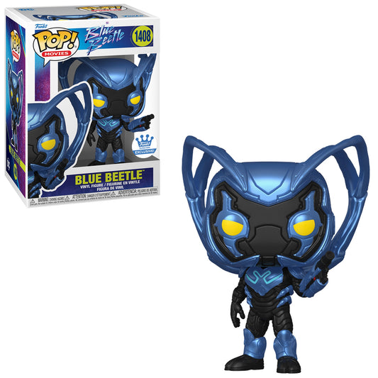 Funko Pop! Blue Beetle 1408 Funko Shop Exclusive + Free Protector